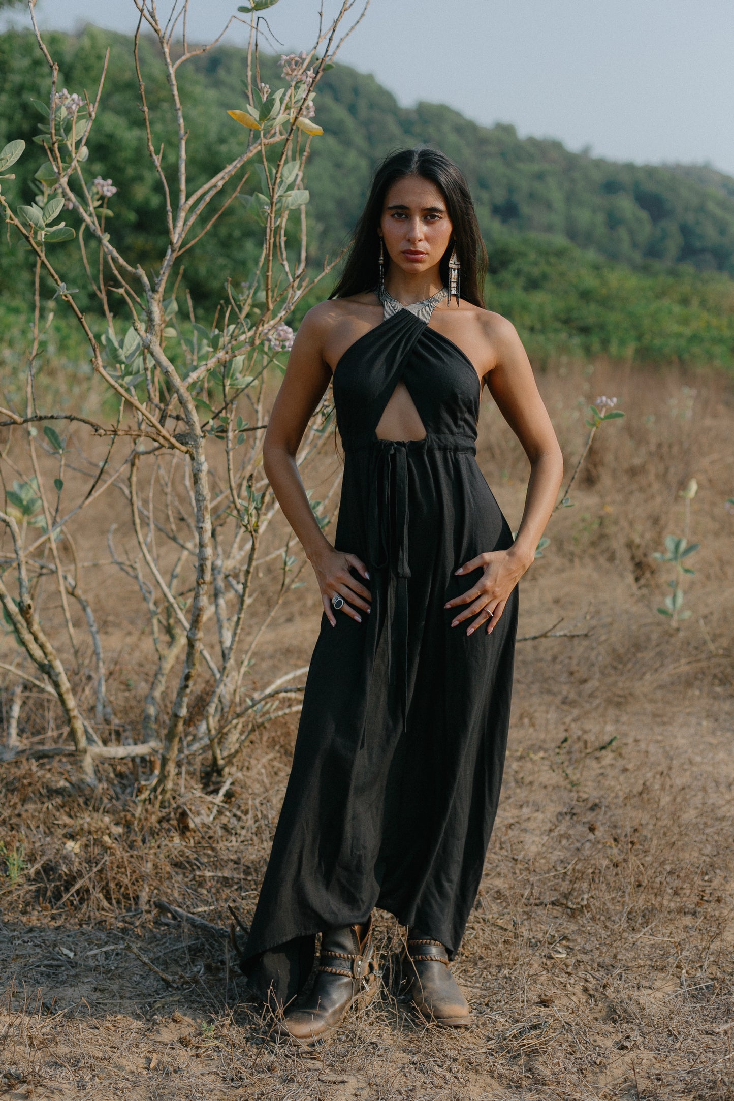 The Sundari Dress - Black