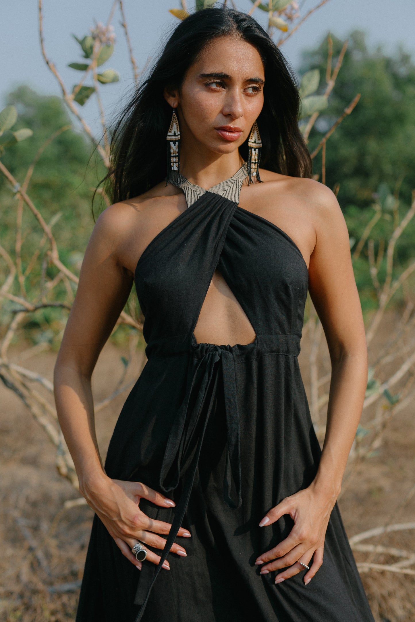 The Sundari Dress - Black