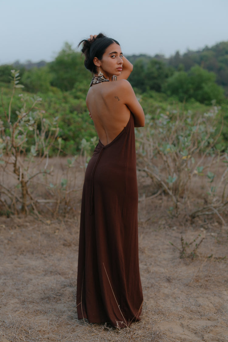 Makai Dress - Brown