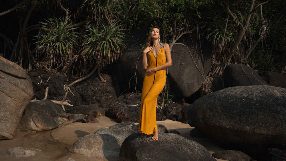 Makai Dress - Mustard