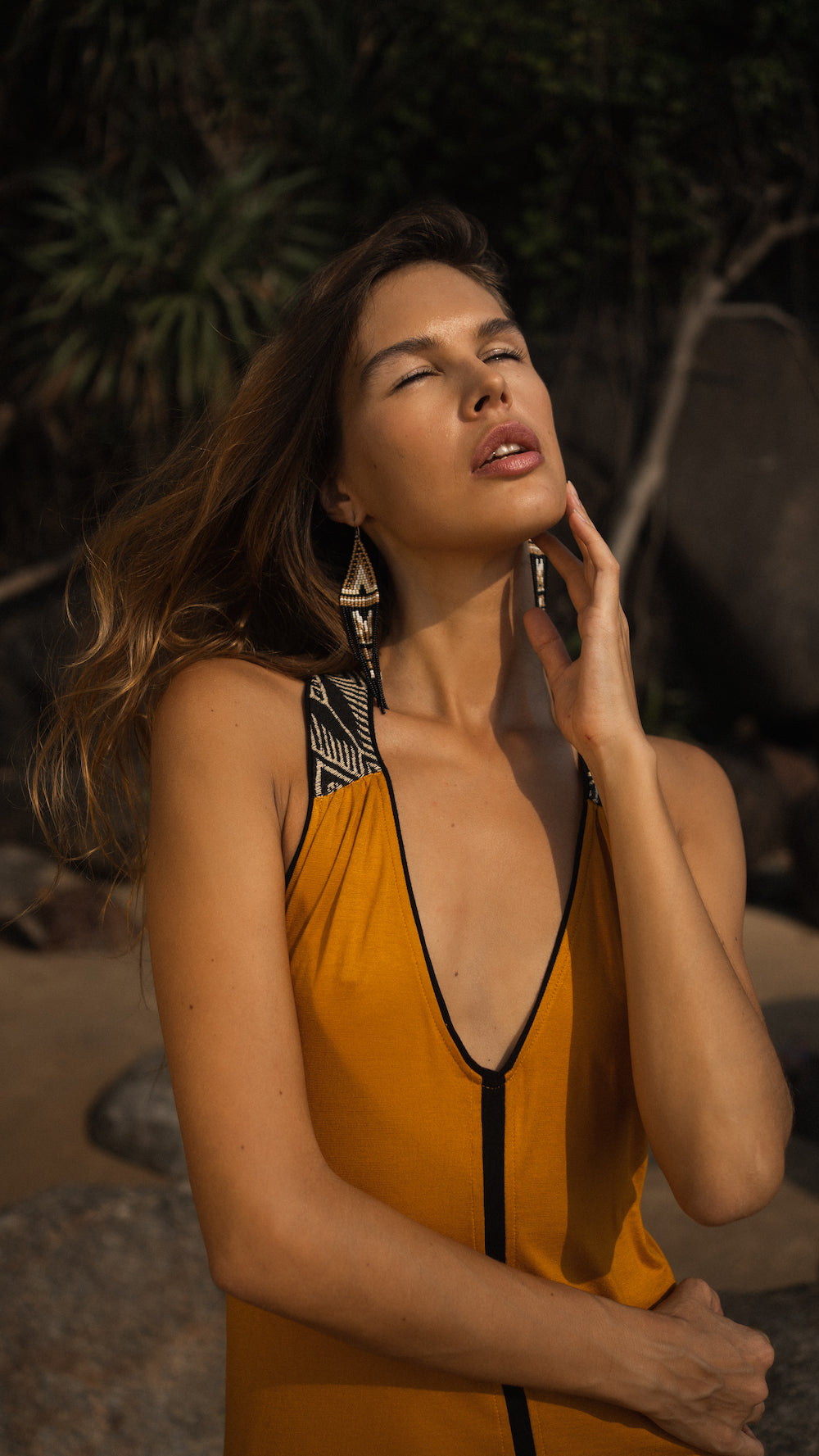 Makai Dress - Mustard