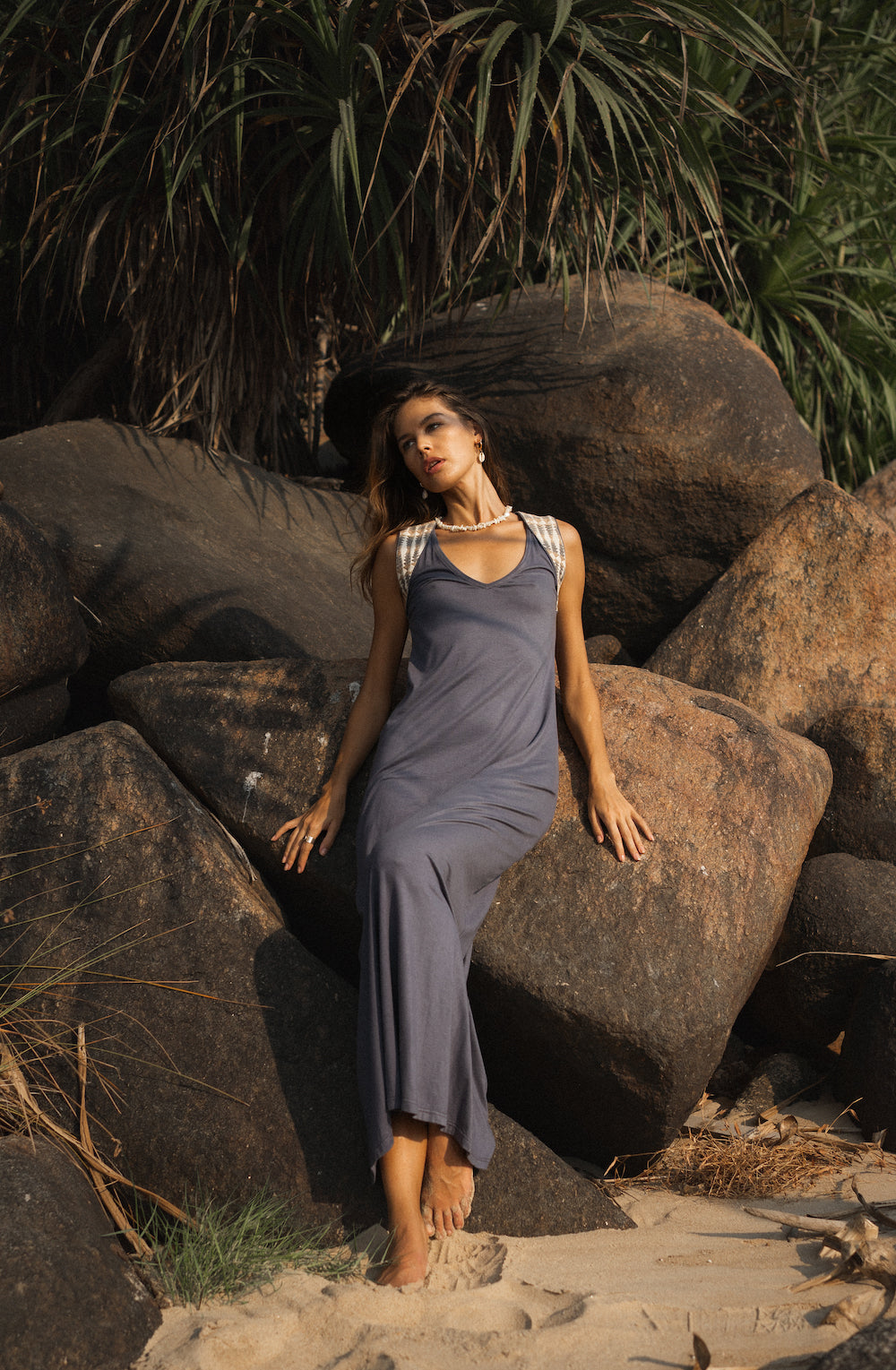 Ralph Dress - Silver Blue