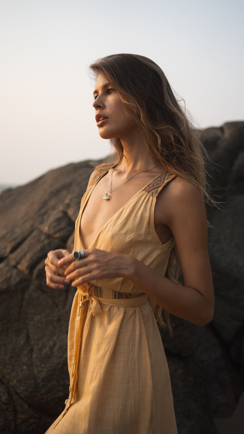 The Volen Dress - Camel