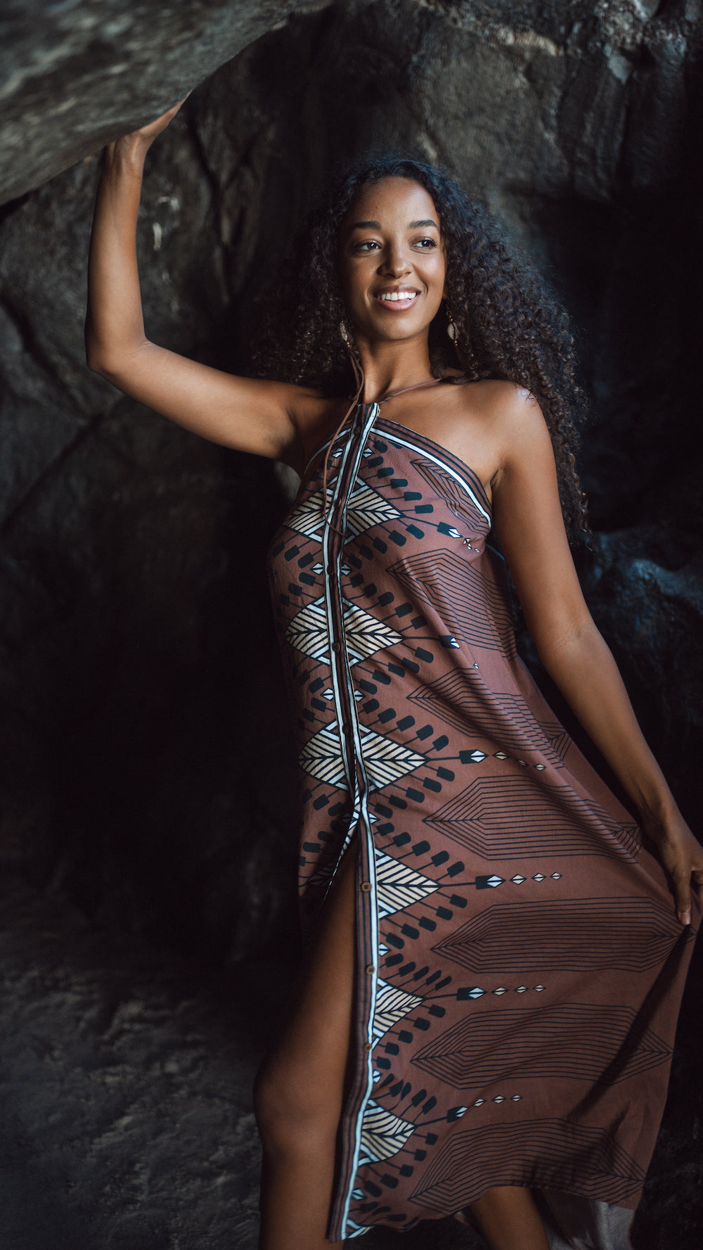 Ikal Dress - Aubergine
