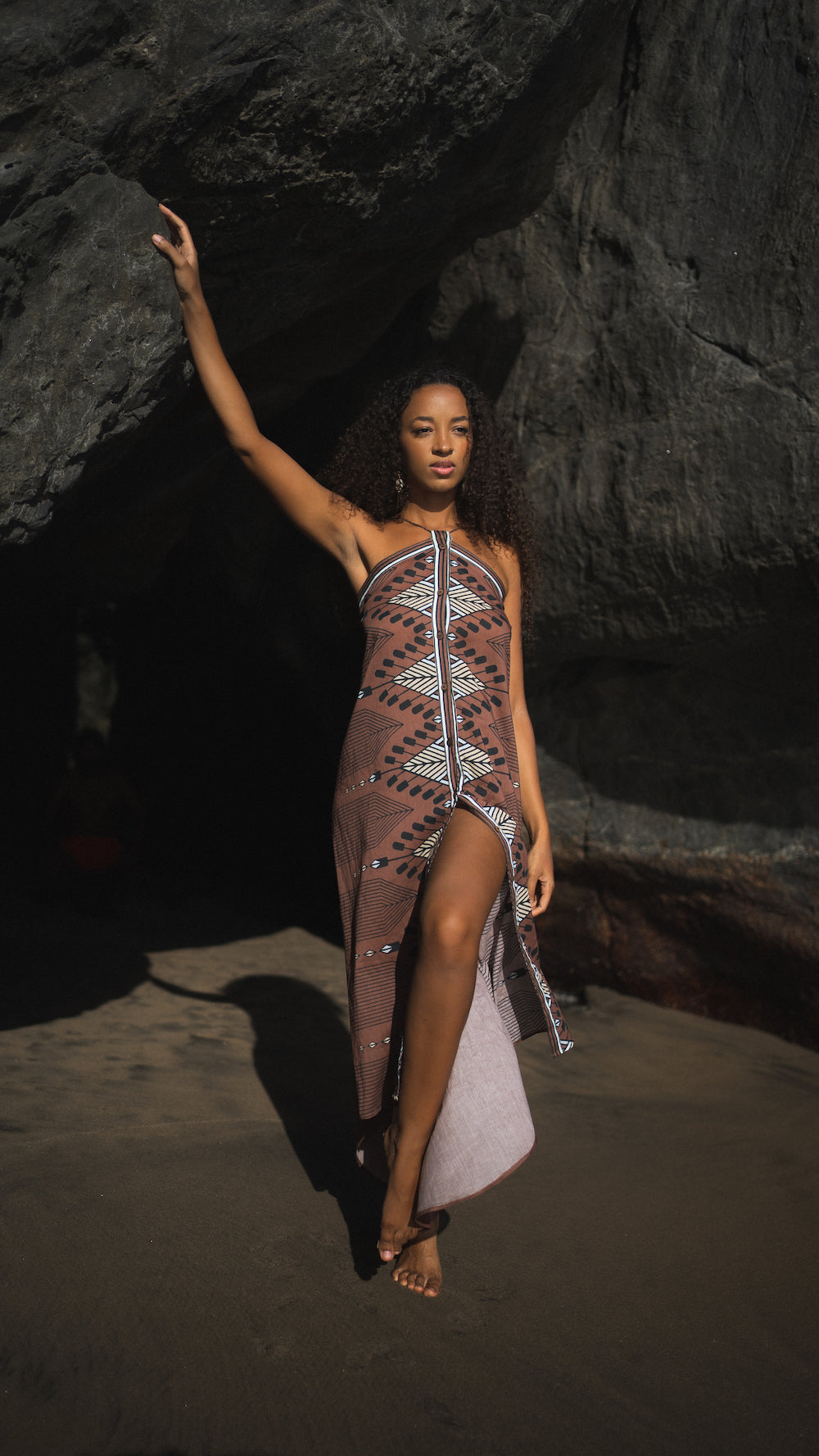 Ikal Dress - Aubergine