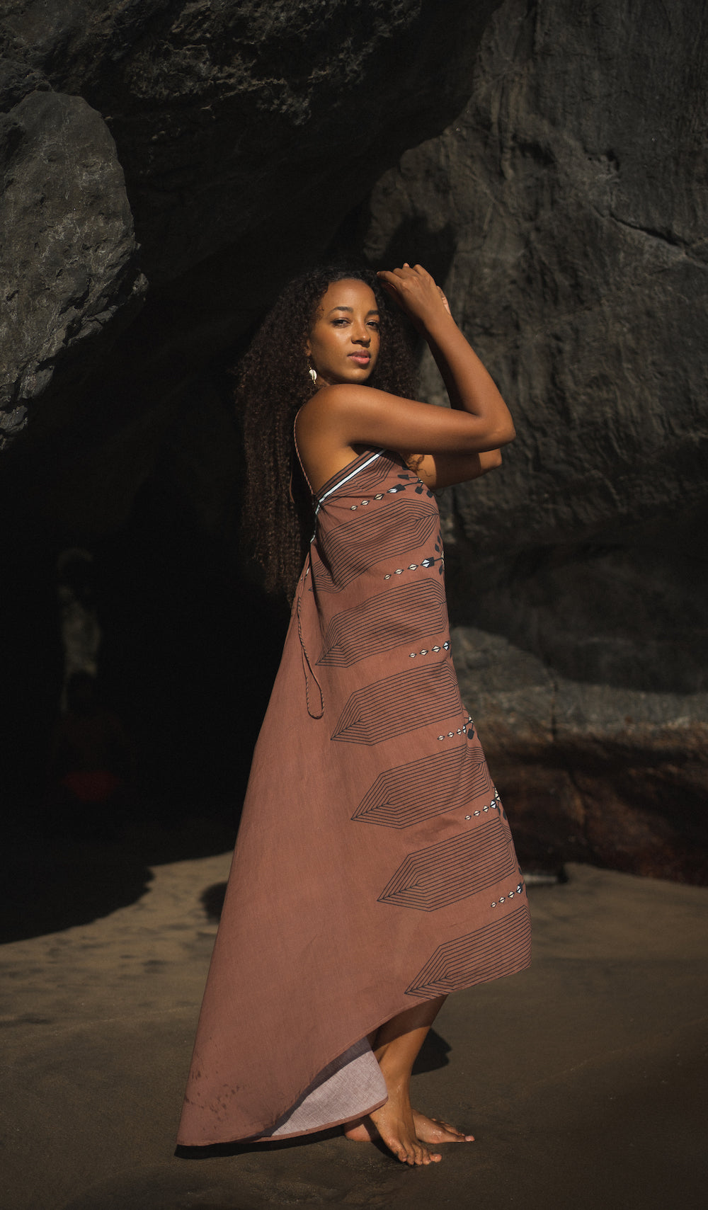 Ikal Dress - Aubergine