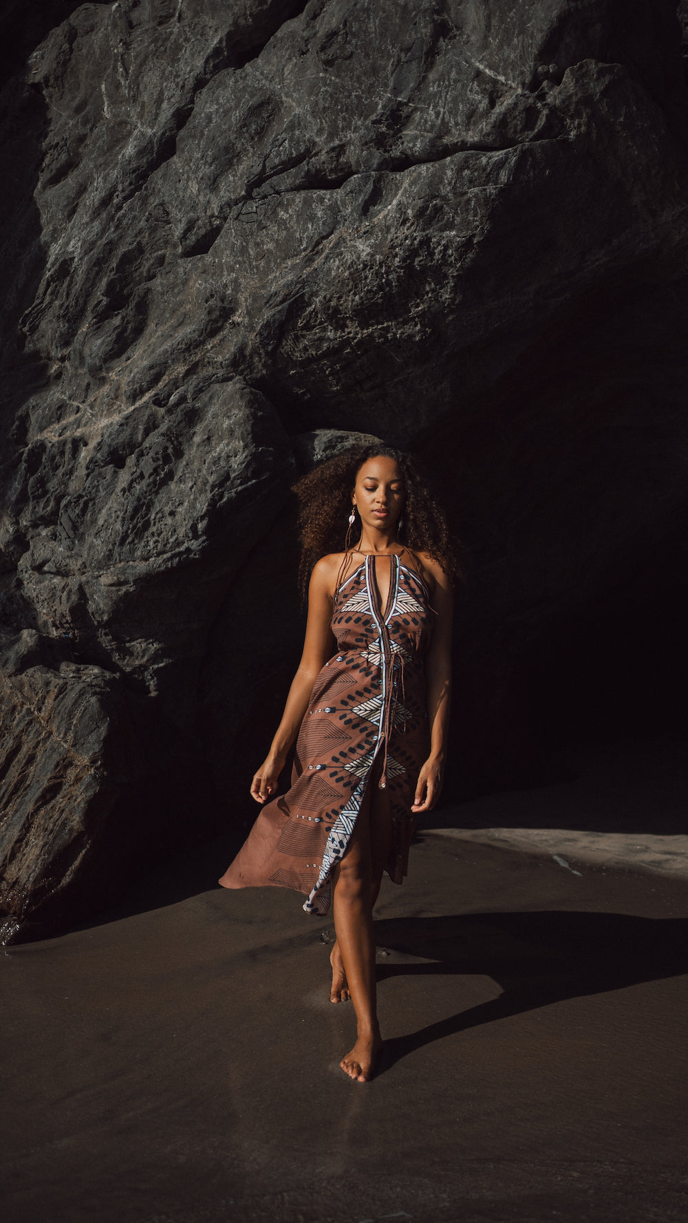 Ikal Dress - Aubergine