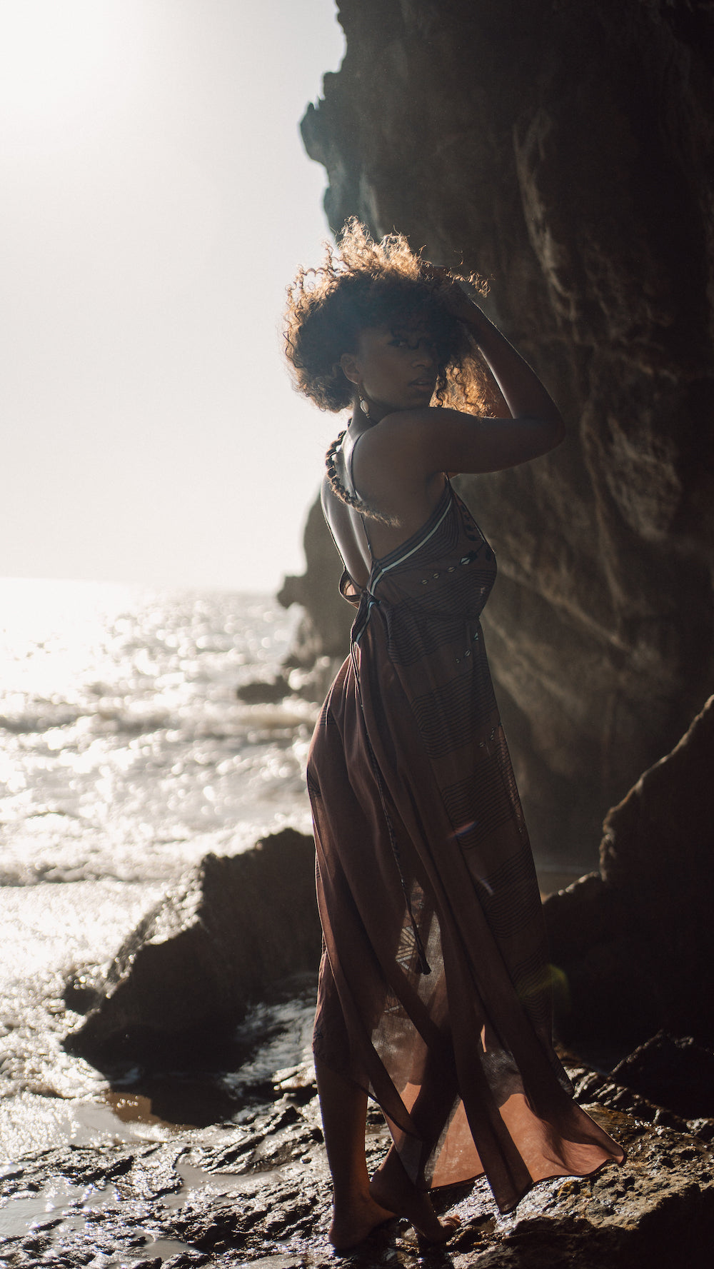 Ikal Dress - Aubergine