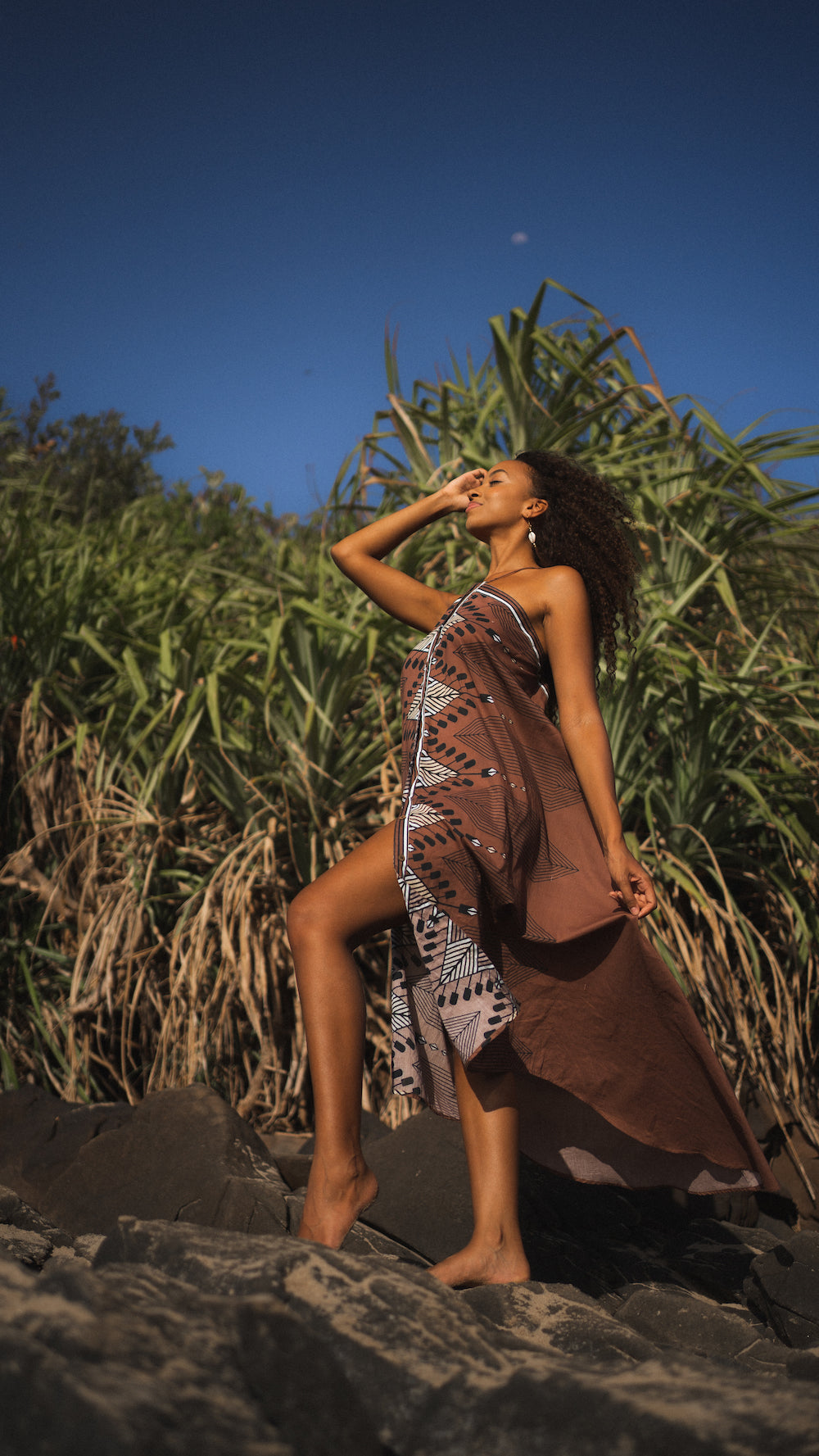 Ikal Dress - Aubergine