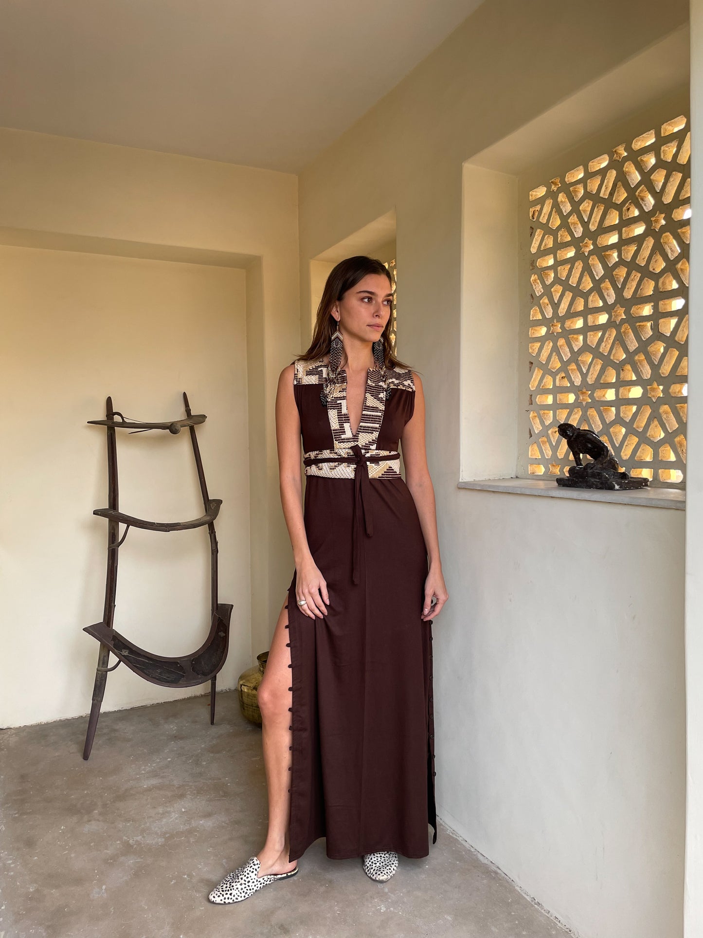 Cura Dress - Brown