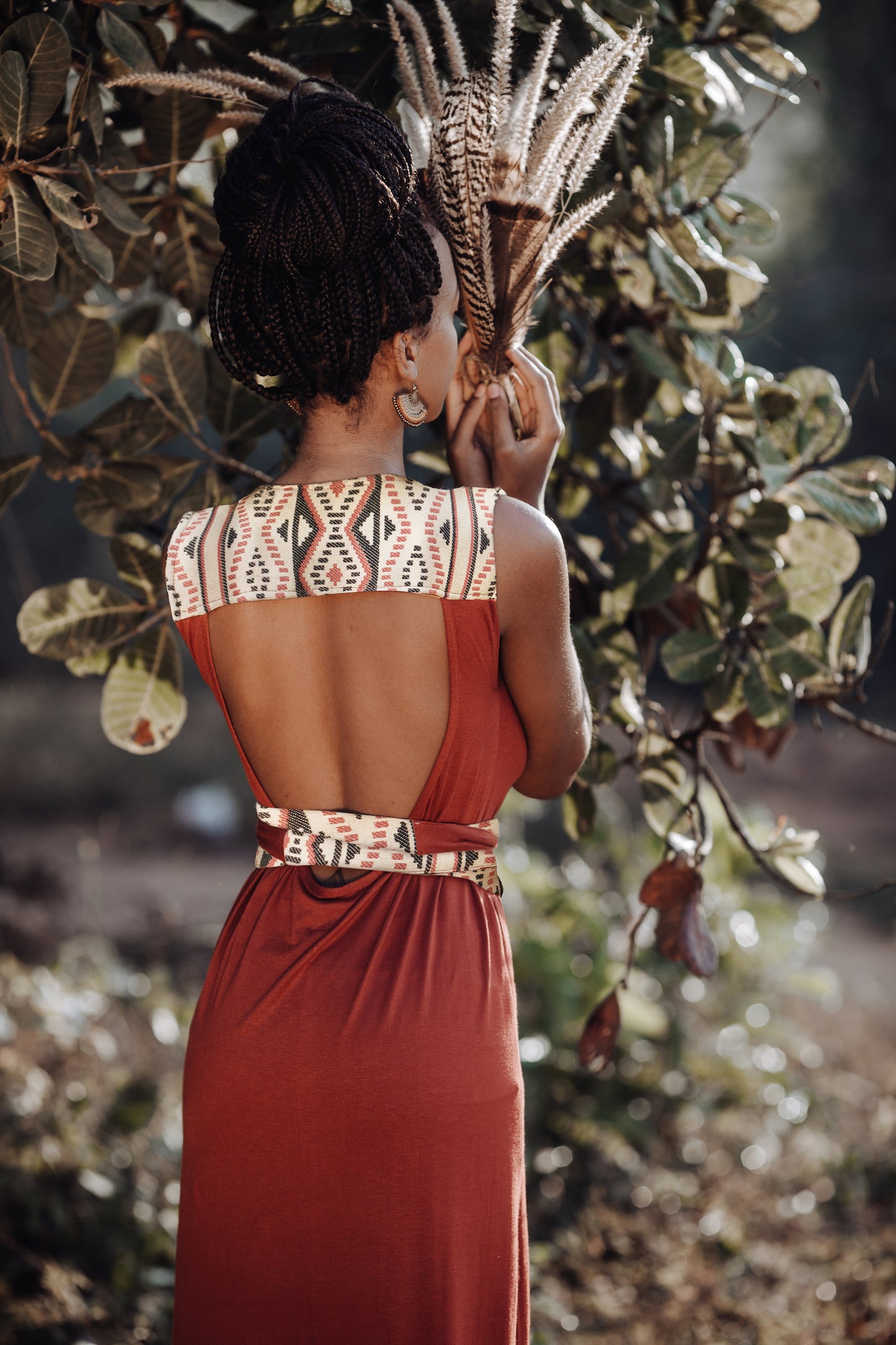Cura Dress - Rusty Red