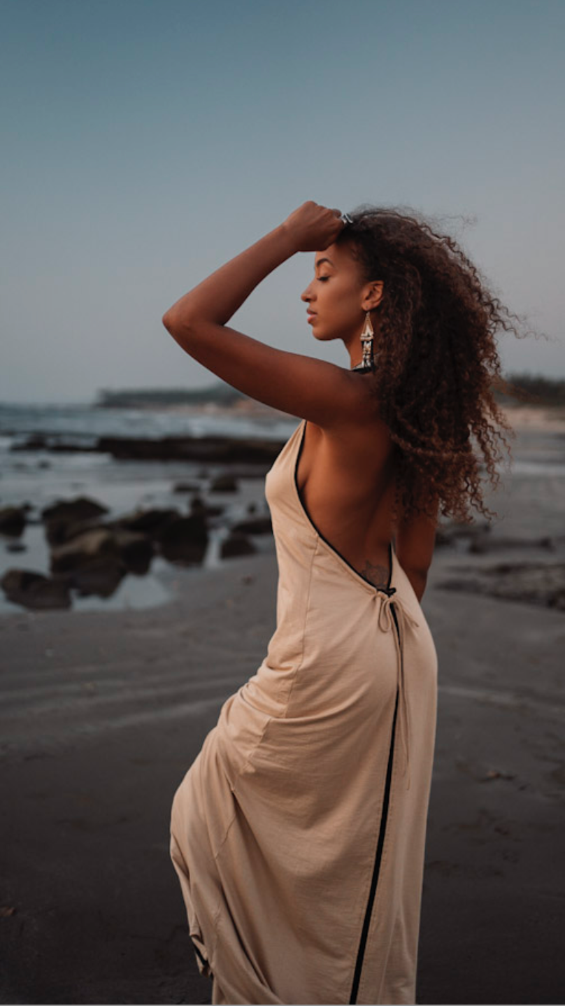 Makai Dress - Beige
