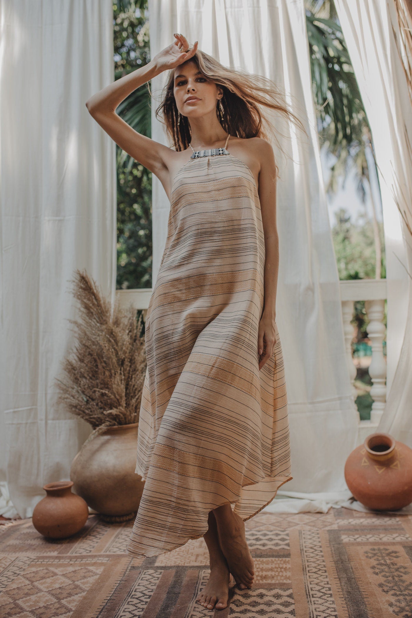 Nala Dress - Beige