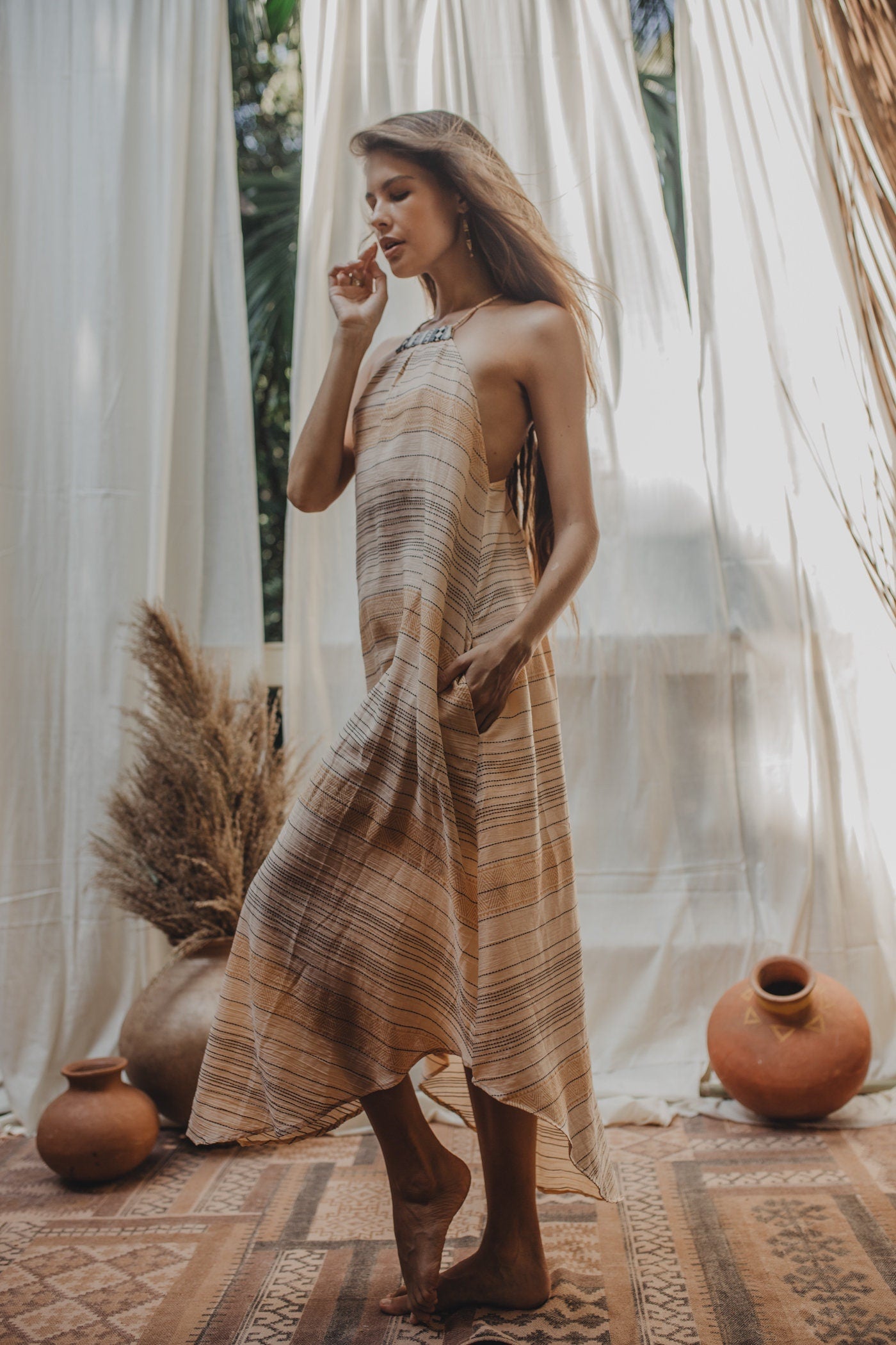 Nala Dress - Beige