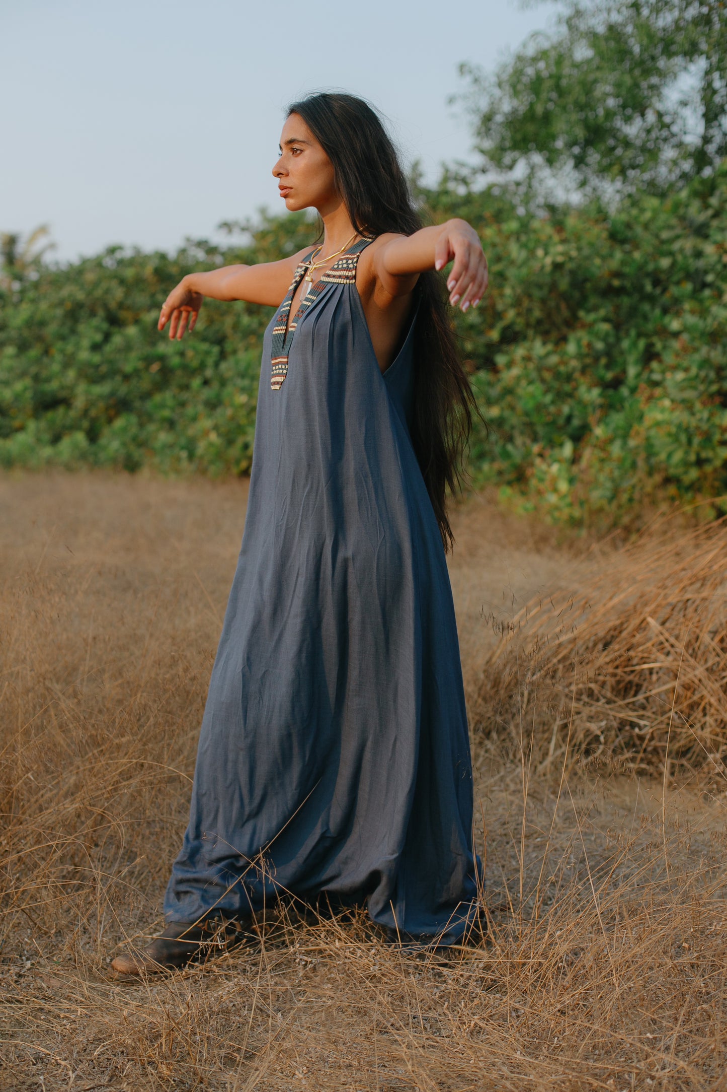Mona dress Blue