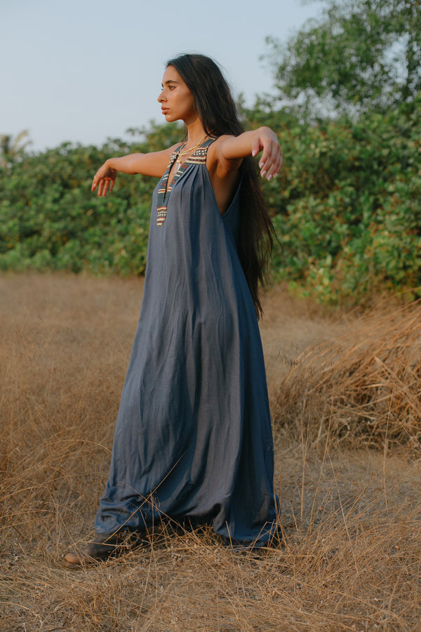 Mona dress Blue