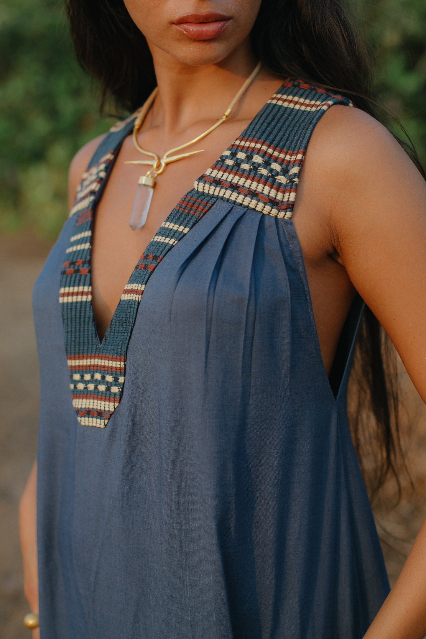 Mona dress Blue