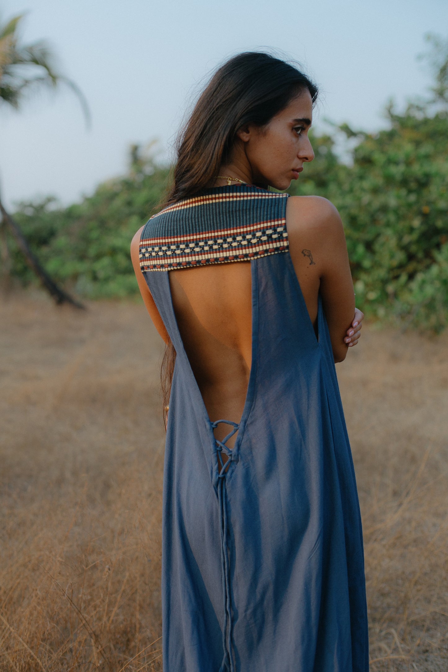 Mona dress Blue