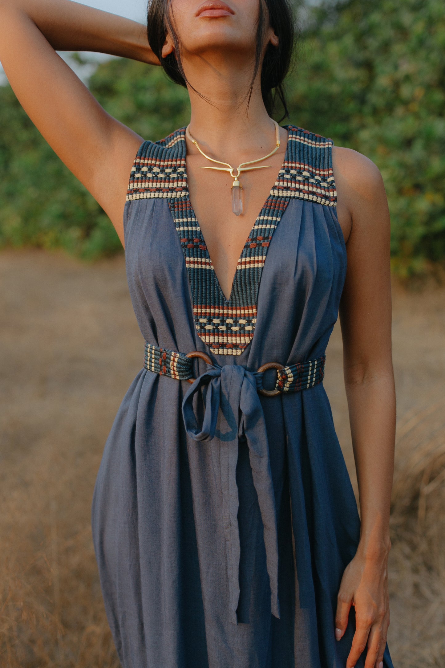 Mona dress Blue