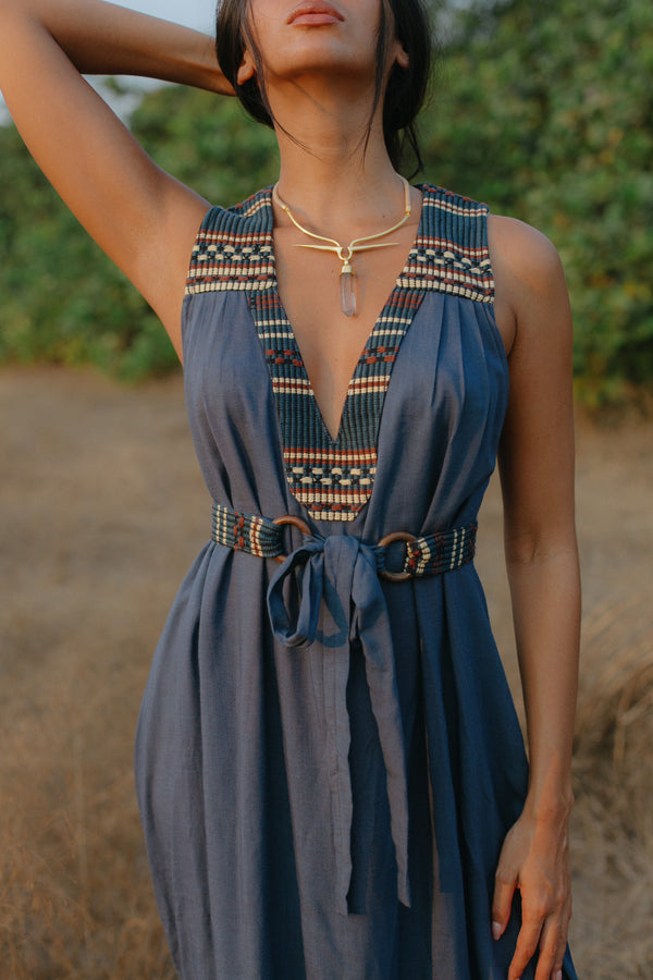 Mona dress Blue