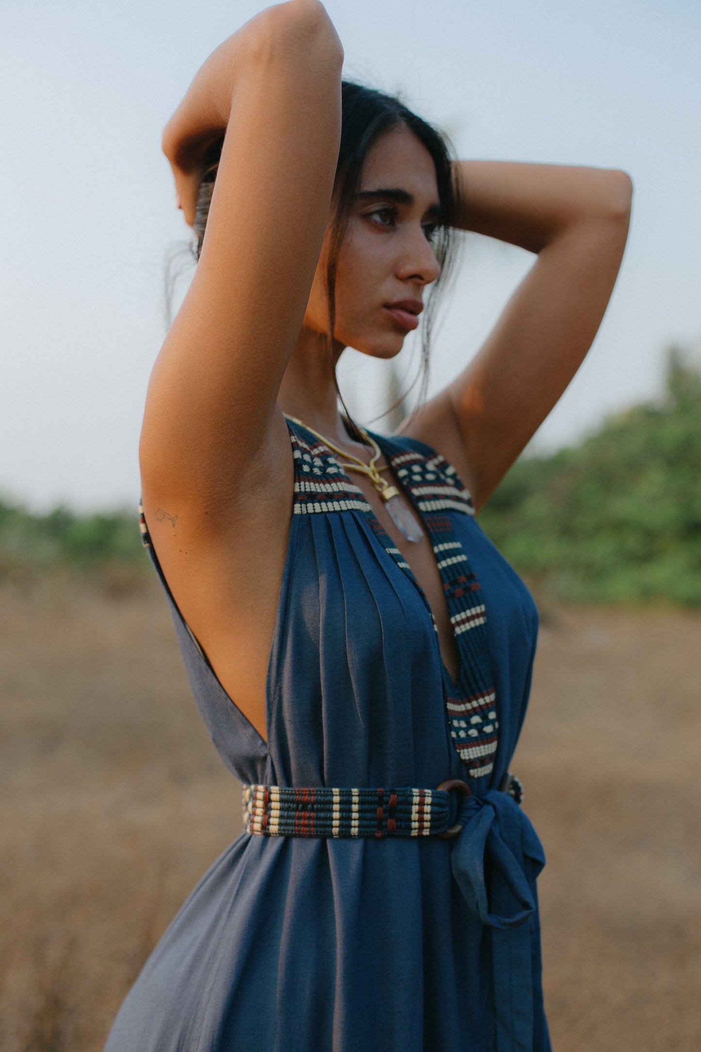 Mona dress Blue