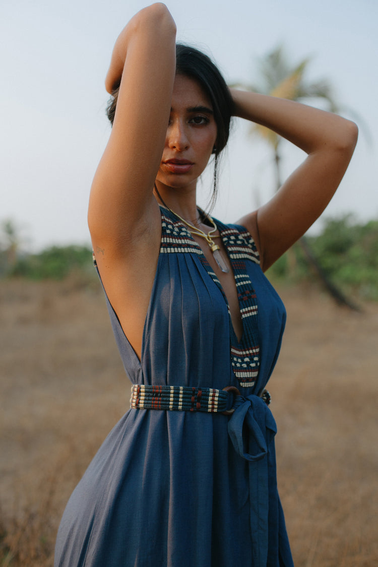 Mona dress Blue