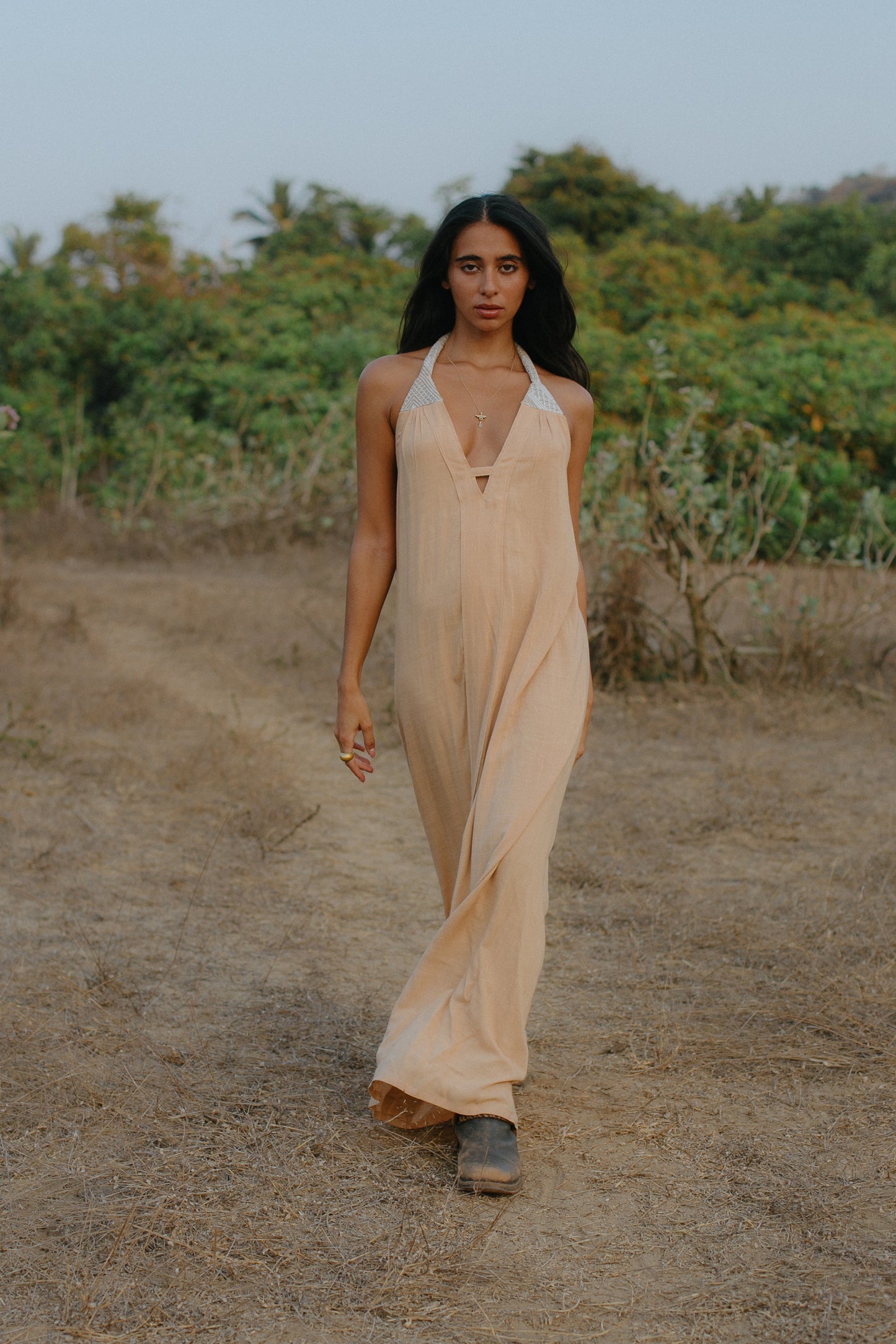 The Amanzi Dress - Beige