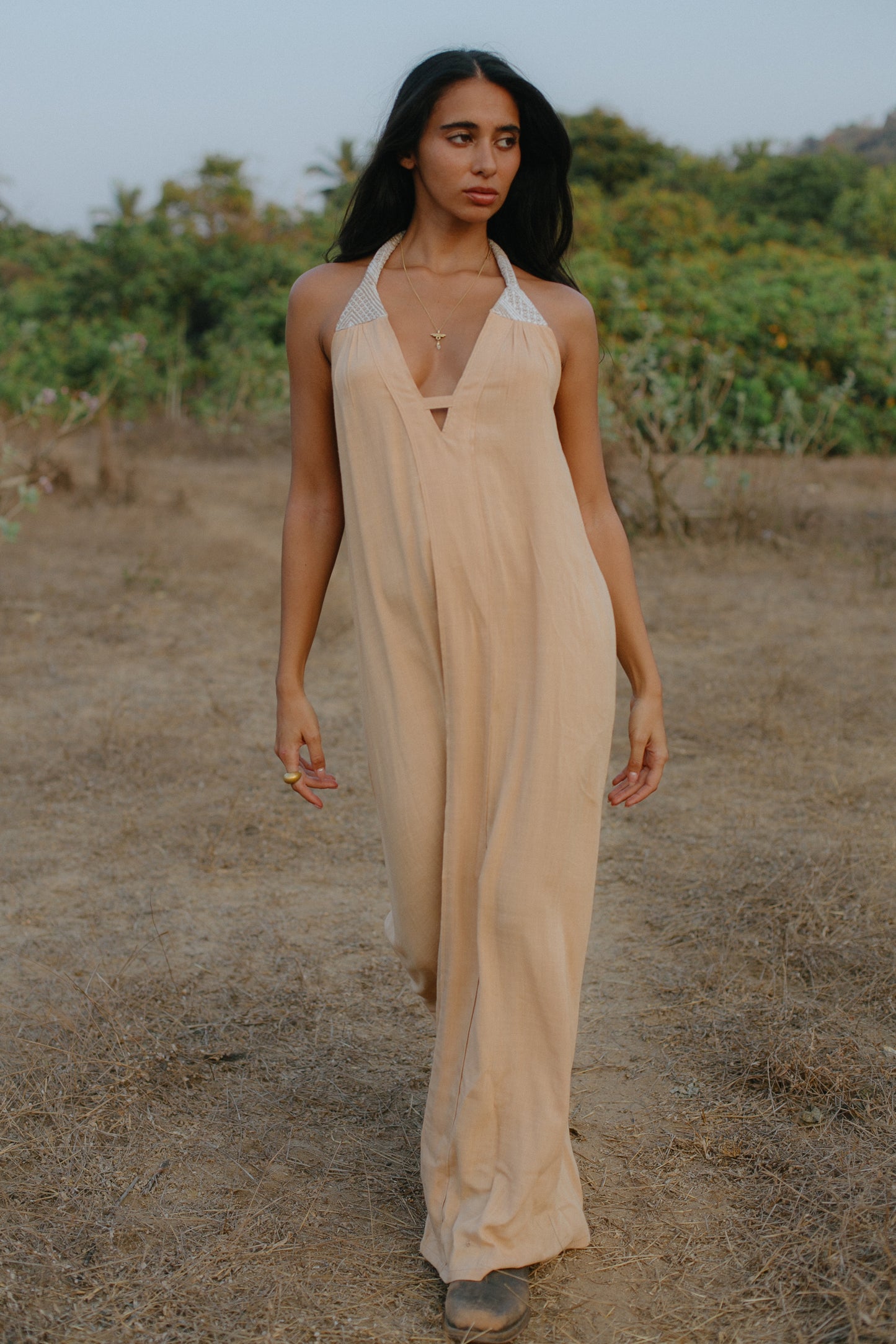 The Amanzi Dress - Beige