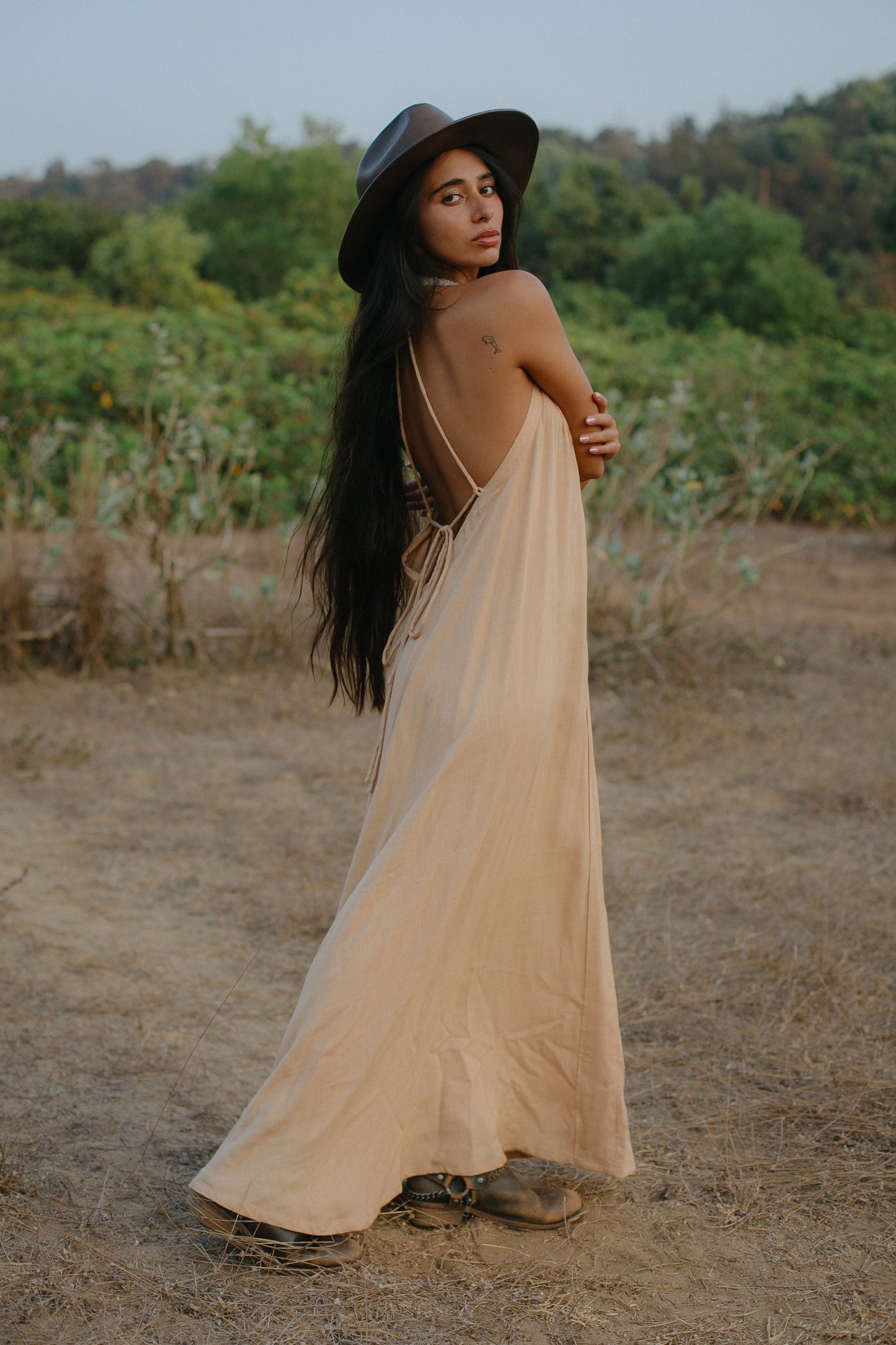 The Amanzi Dress - Beige