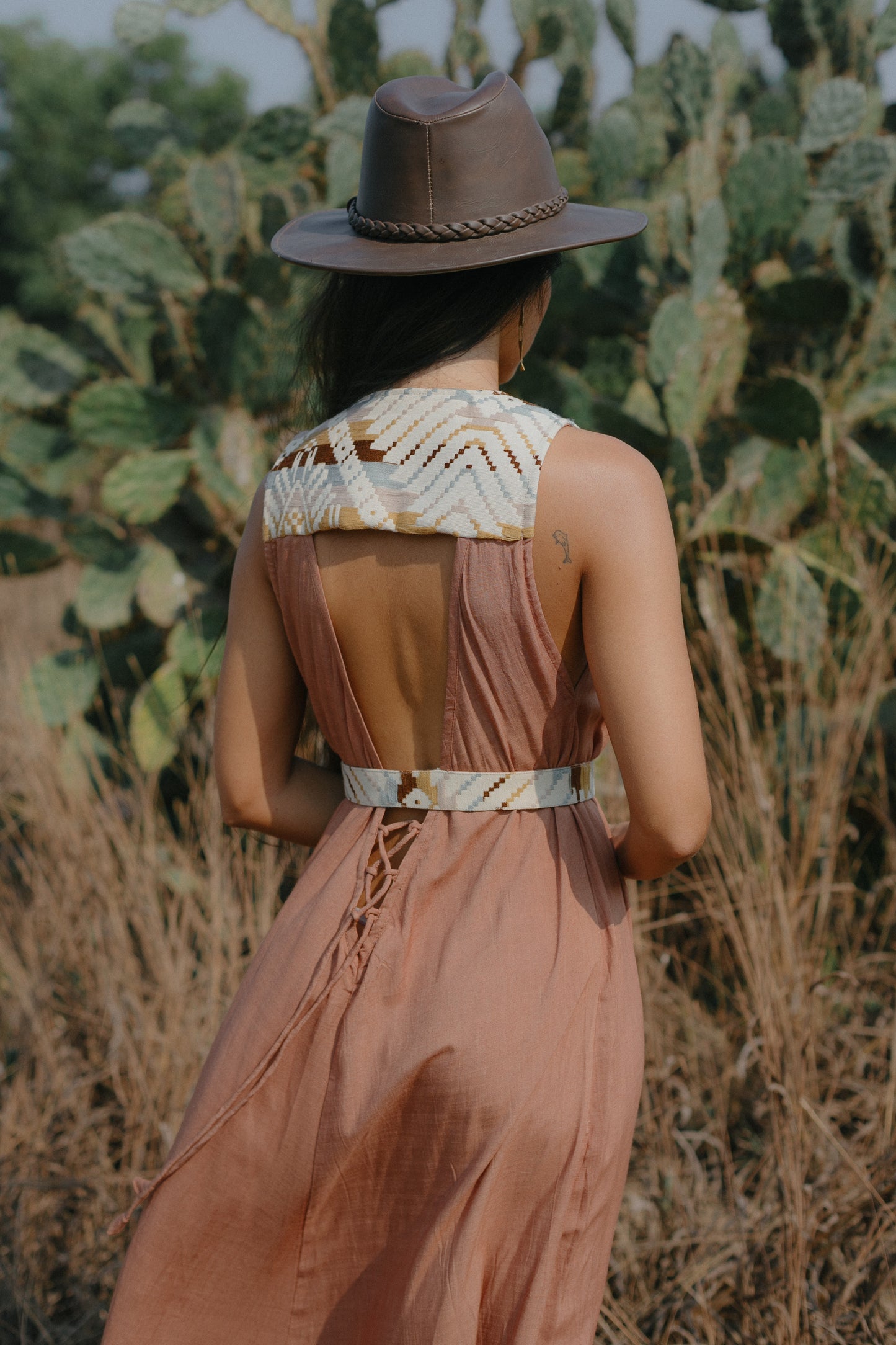 Mona dress Dusty light brown