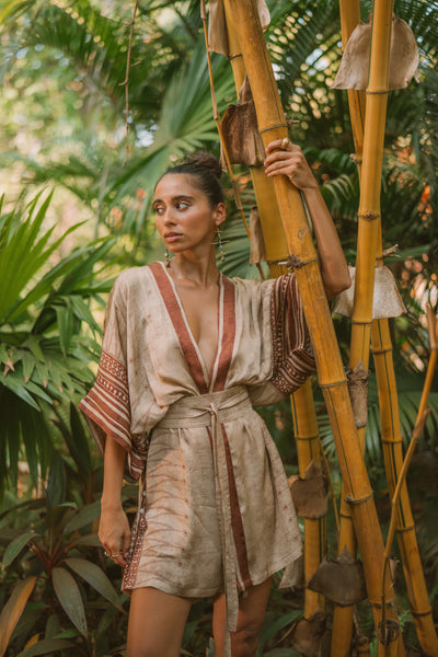 Rise Tunic - Champagne Moss – A M A N Z I