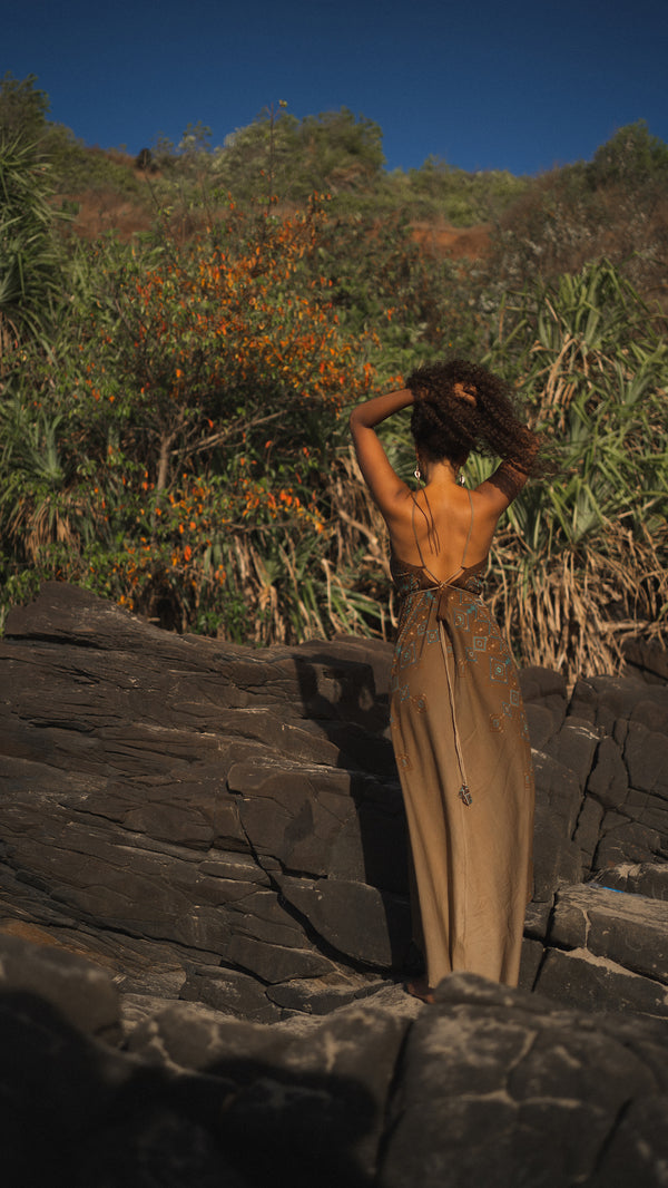 Ikal Dress - Brown