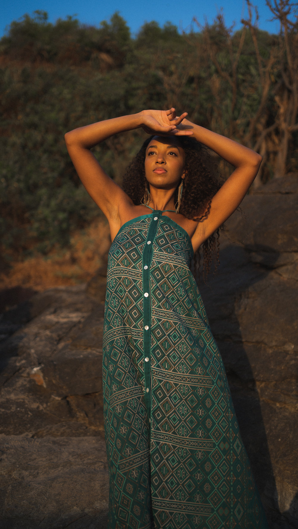 Ikal Dress - Turqouise