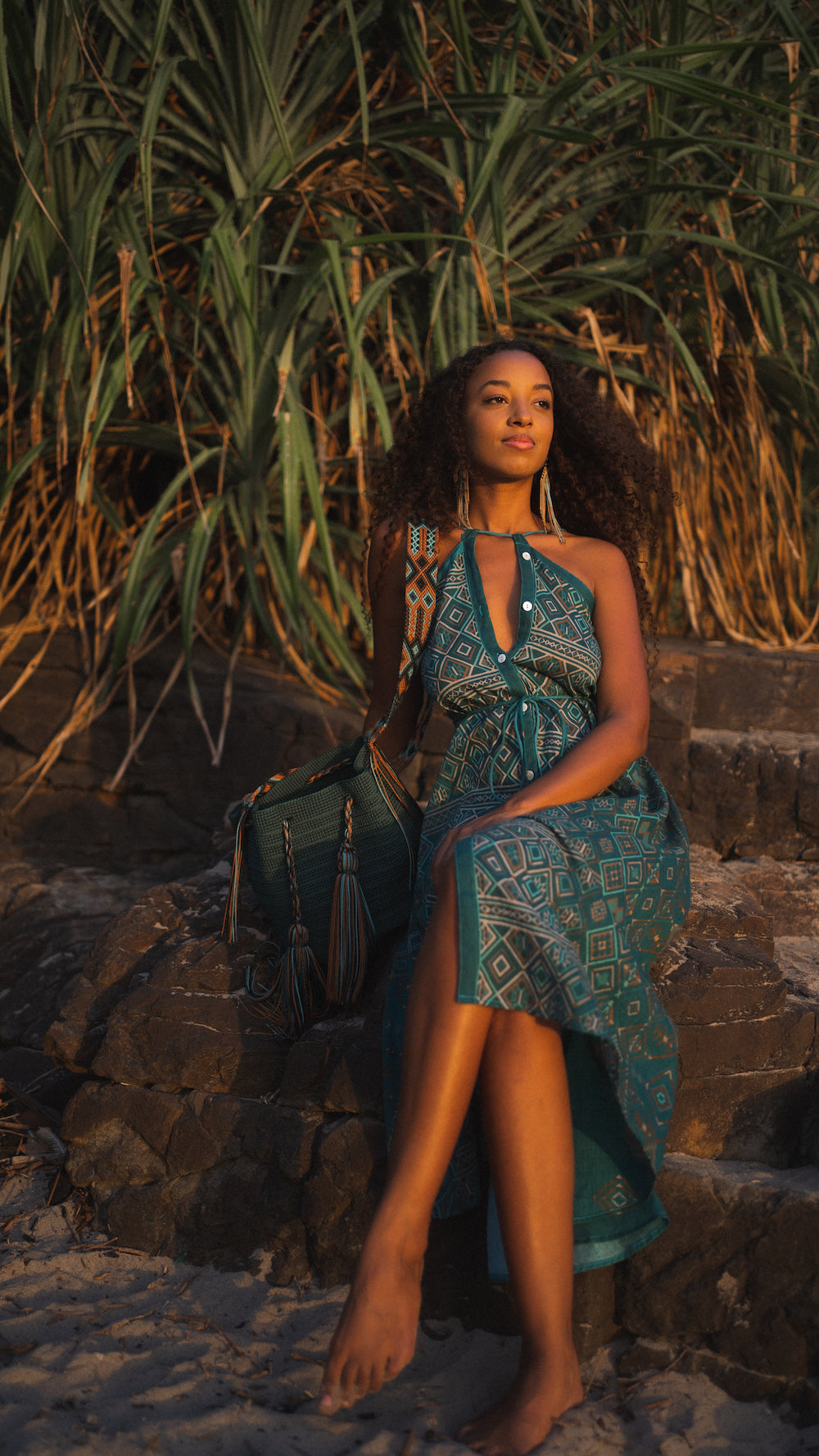 Ikal Dress - Turqouise