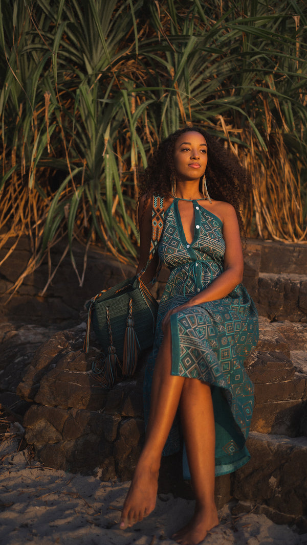 Ikal Dress - Turqouise