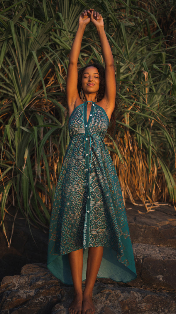 Ikal Dress - Turqouise
