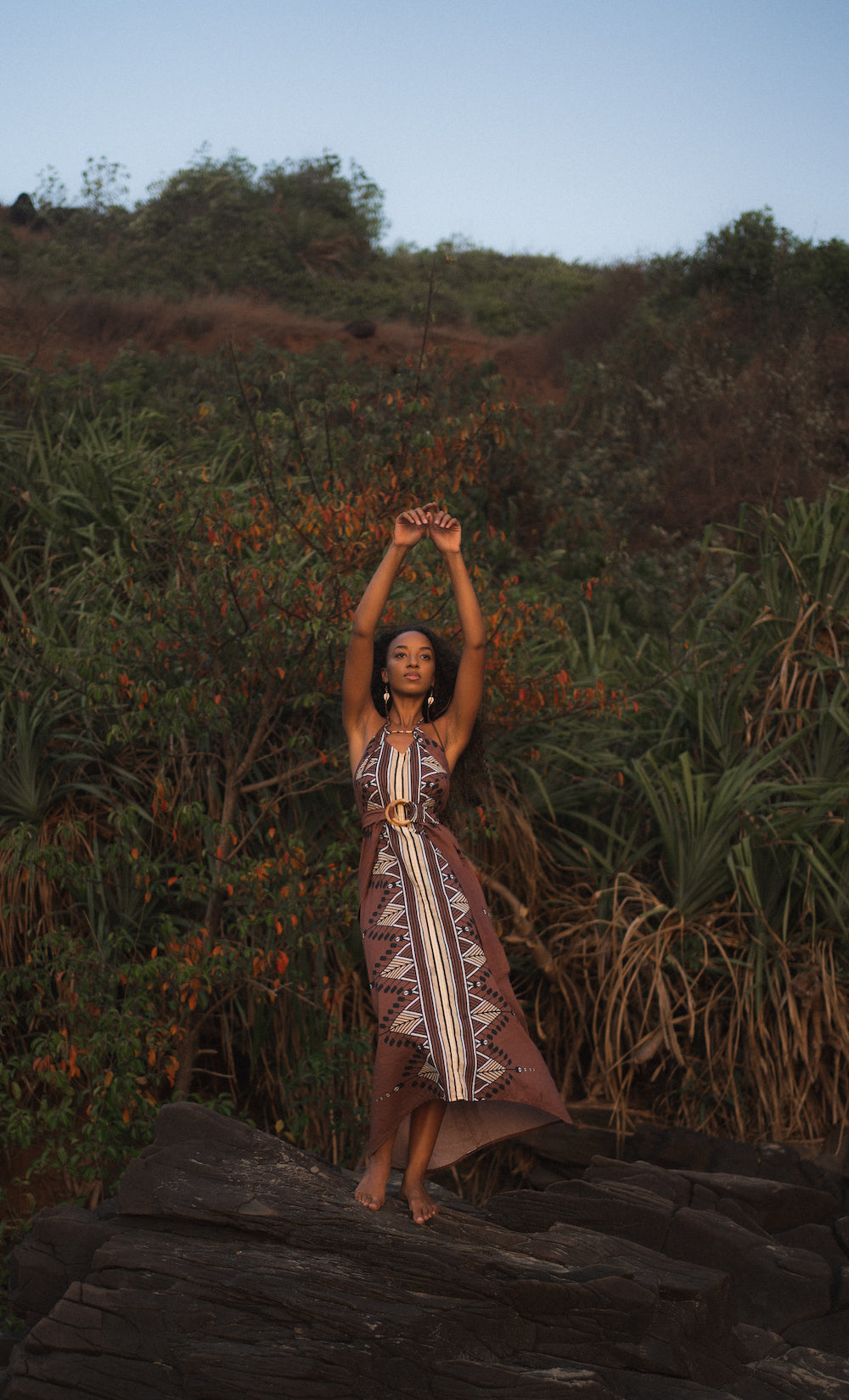 The Diamond Dress - Aubergine